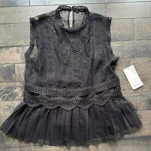 Zara Sheer Lace Top - new with tags